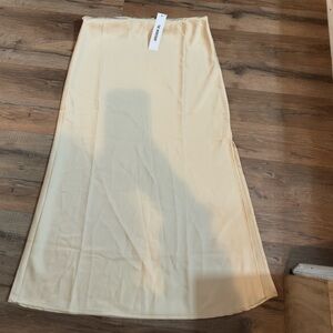 NWT Satin Slip Skirt